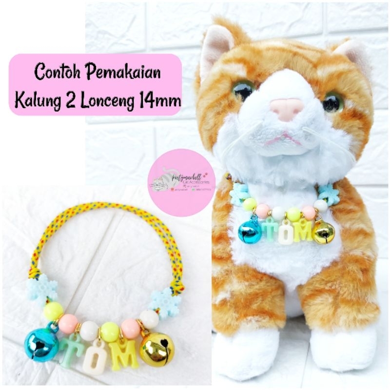 Kalung Kucing Nama Huruf Gantung Lucu Request Nama