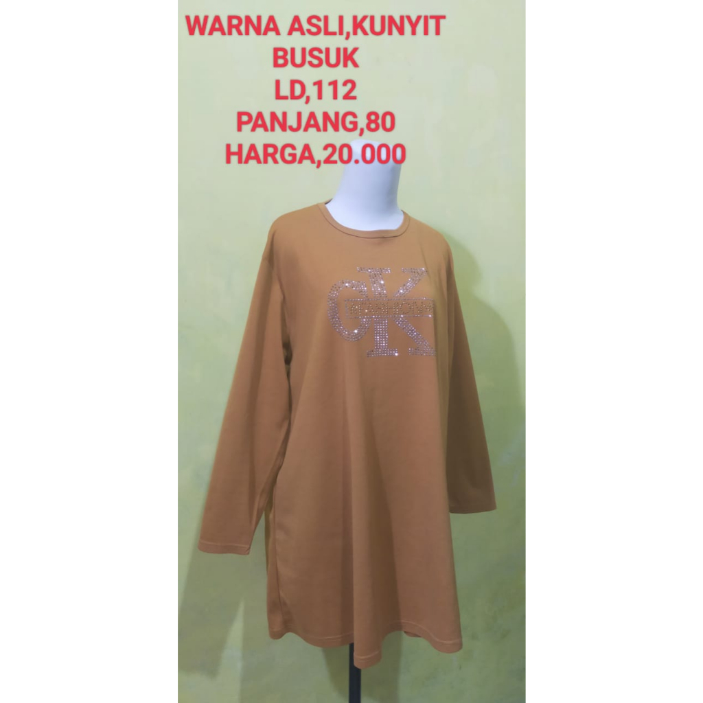 ATASAN WANITA BAJU ATASAN ATASAN KUNYIT ATASAN KUNING TUNIK KUNING TUNIK WANITA KAOS TUNIK BAJU CANT