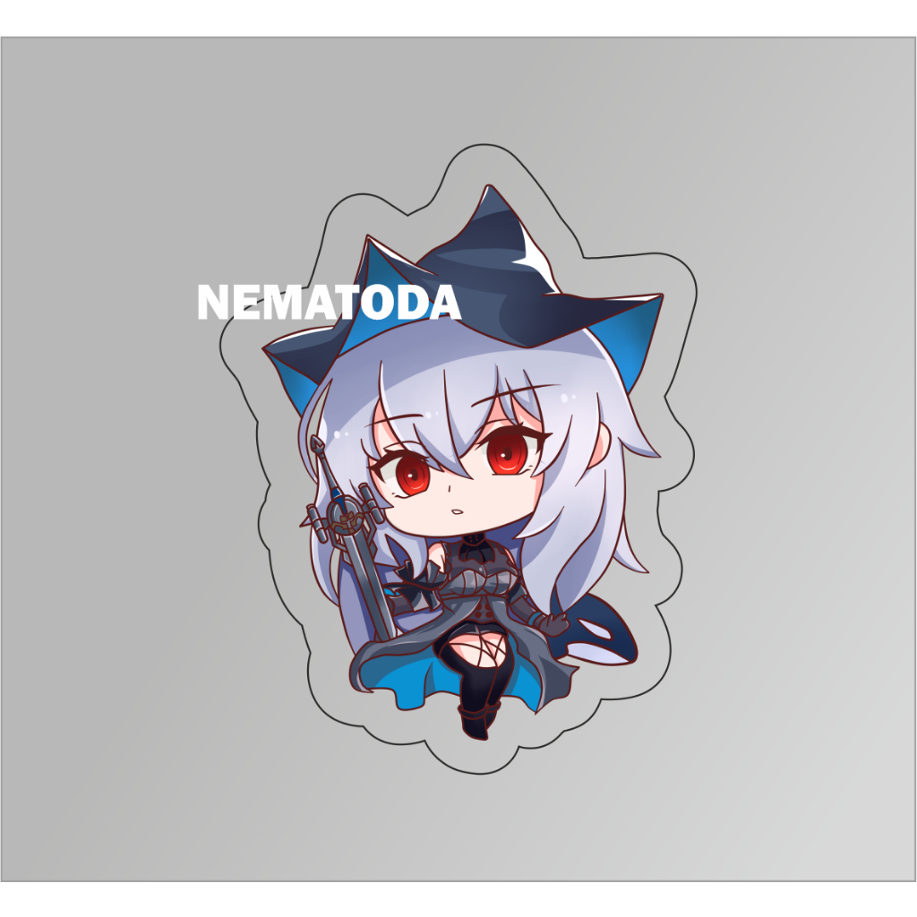 Gantungan Kunci Game Arknight Skadi - Keychain Arknight Skadi / Anime Arknight