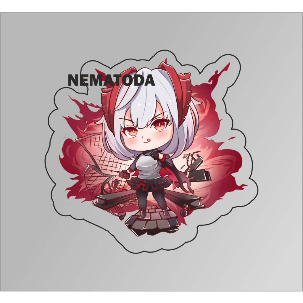 Gantungan Kunci Game Arknight W - Keychain Arknight W / Anime Arknight / Double You