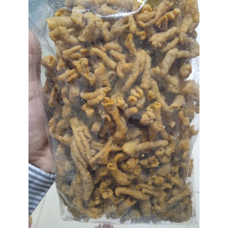 

Keripik Usus Ayam Renyah Gurih 250 Gram