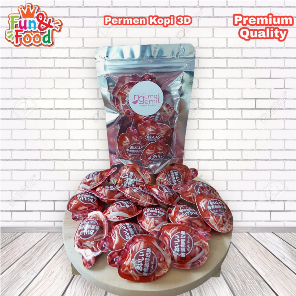 

Permen Kopi 3D Coffee Candy Kualitas Premium