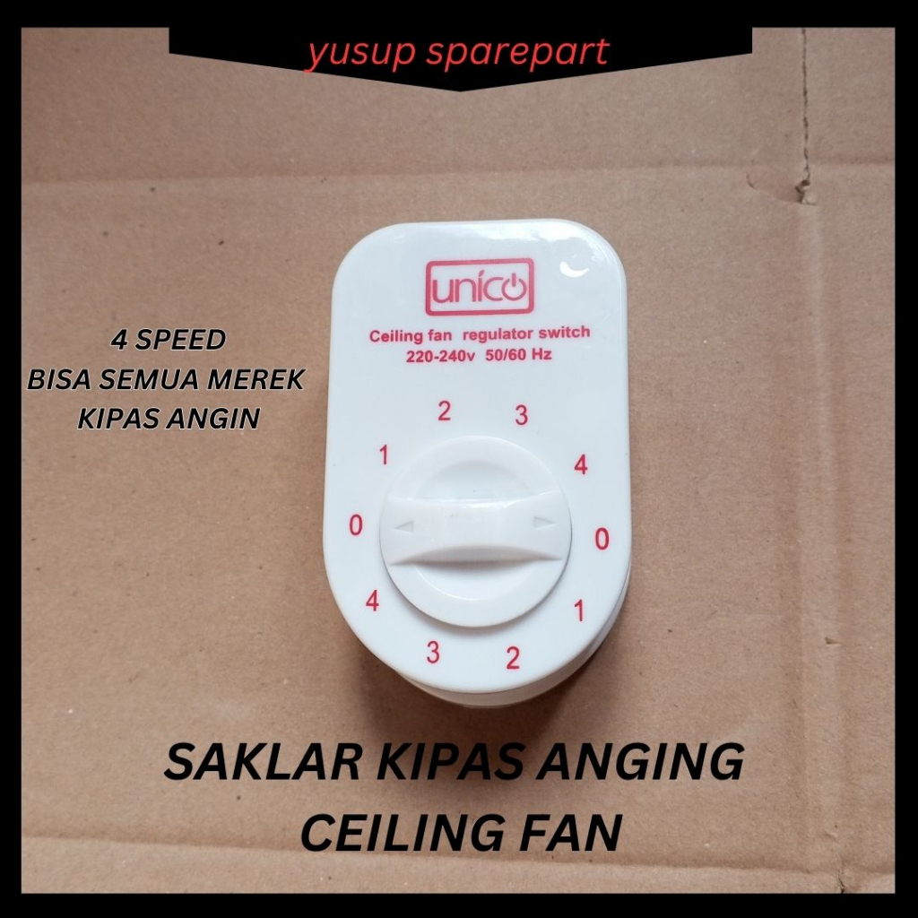 SAKLAR KIPAS ANGIN/Regulator Switch CEILING FAN, AUTO FAN SEMUA MEREK