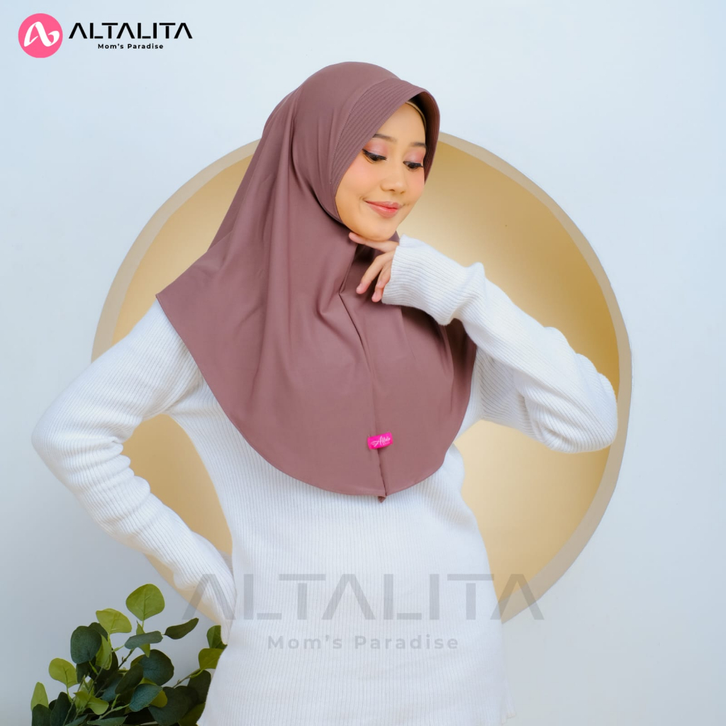 Altalita - Jilbab Bergo Instan Qaila Penguin Size M Hijab Sport Hamidah Menutup Dada Kerudung Instan Terbaru Bahan Jersey Premium Cocok Untuk Sekolah Olahraga Volly Futsal Senam dan Sehari-Hari