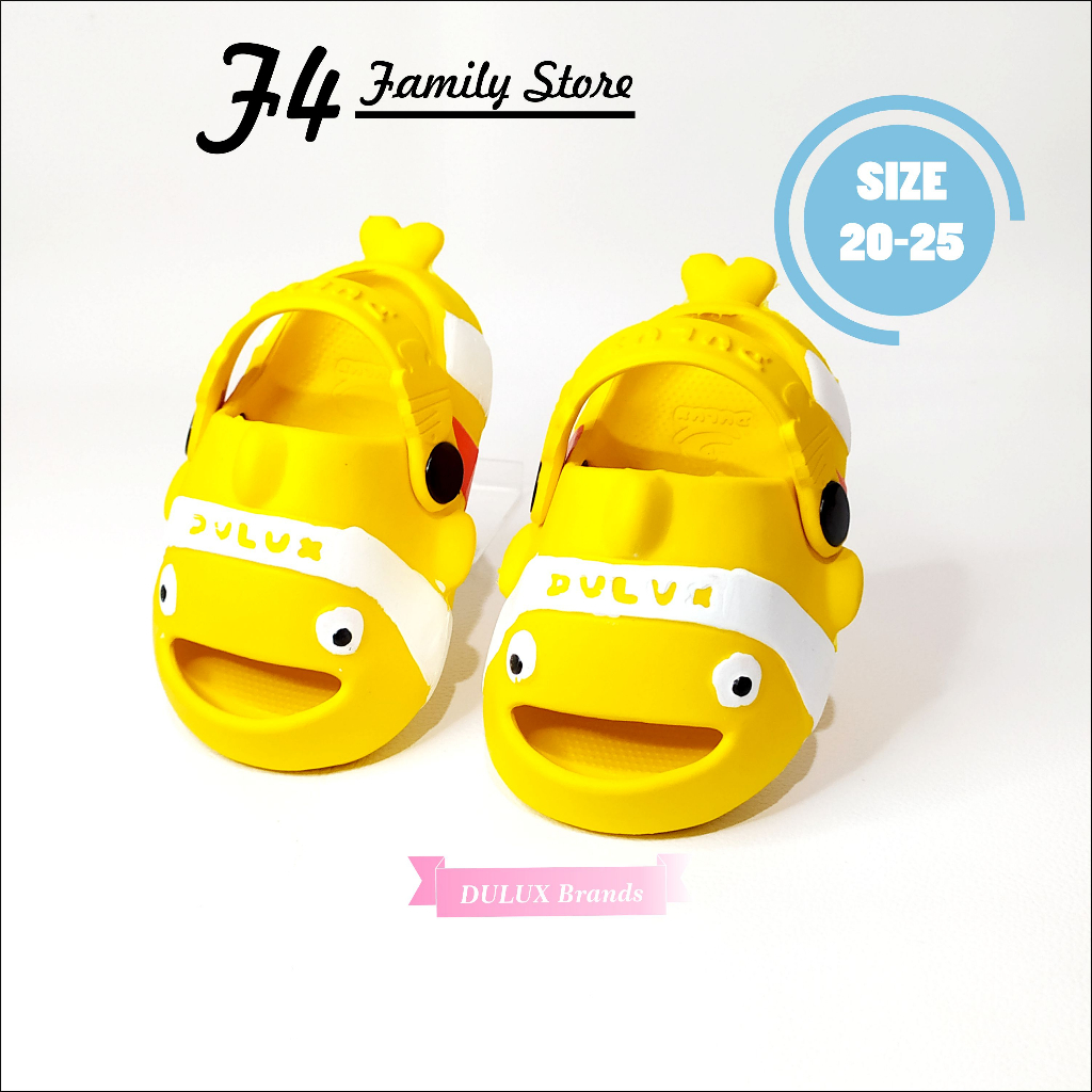 Sendal Anak Laki Laki Terbaru Motif Ikan Nemo Tali Belakang Usia 1 3 Tahun