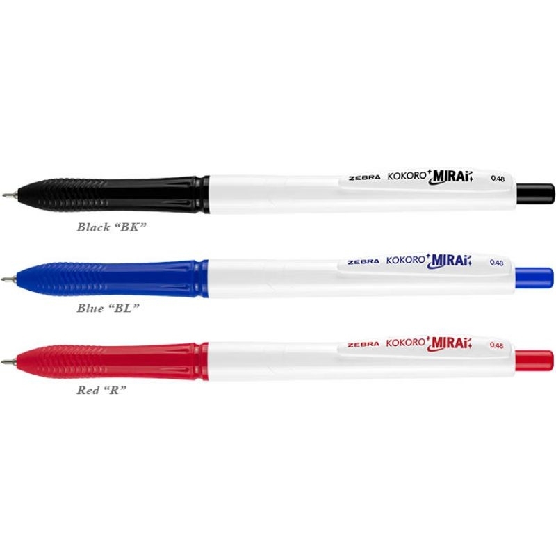 

PULPEN GEL KOKORO MIRAI 0.48MM ZEBRA