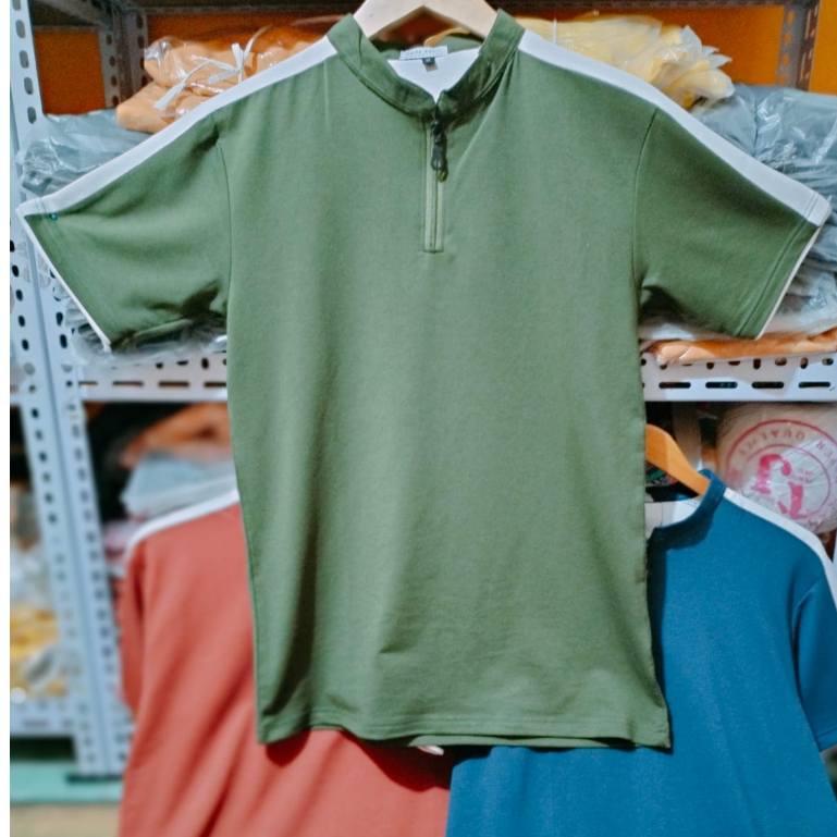 BLUE JEANS DENIM STORE/Kaos SHANGHAI Pria // Kaos Kerah Pria // Kaos Polo Polos Seragam Pria dan Wan