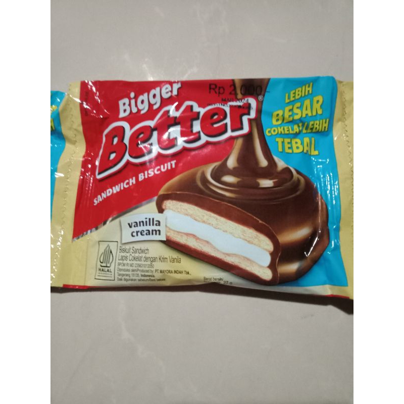 

BETTER SANDWICH BISCUIT 10 x 27gr