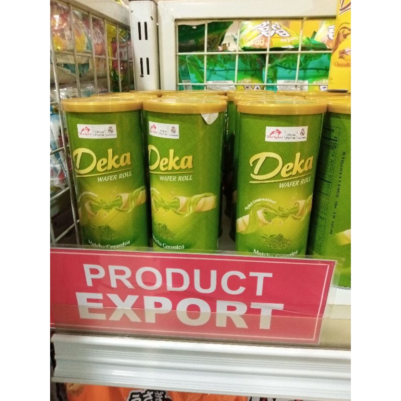 Paper core wafer roll chocolate banana green tea matcha Dua Kelinci