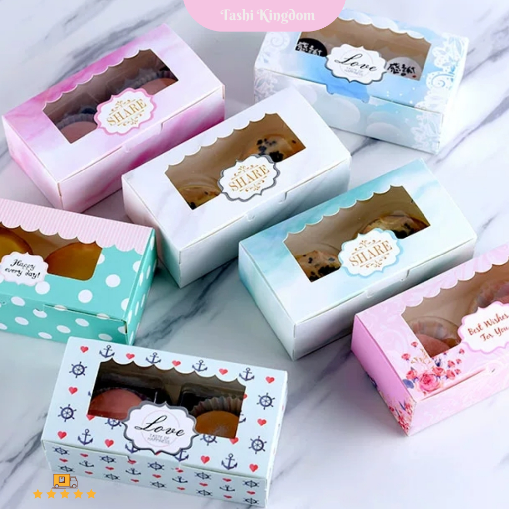 

Kotak Kemasan gift Kue Ulang Tahun Kotak Mika Cupcake kotak kado mika