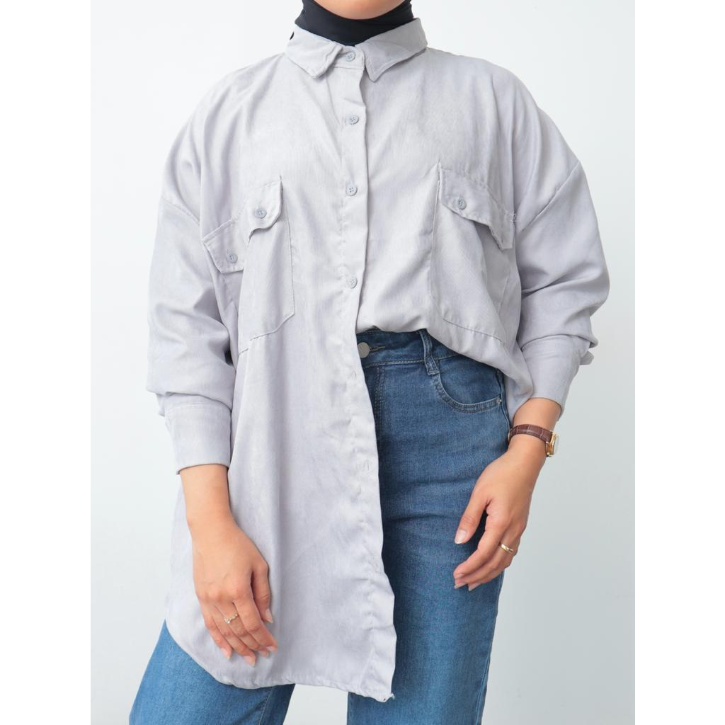 Kemeja Oversize Corduroy Blis - 2201.02.197