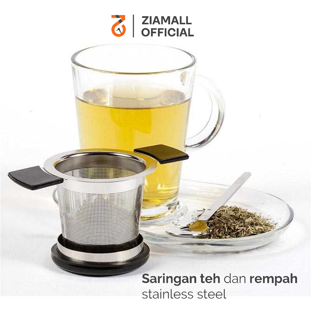 Filter Saringan Teh Rempah Cengkeh Stainless Steel Reusable Tea Infuser Strainer Brew-In