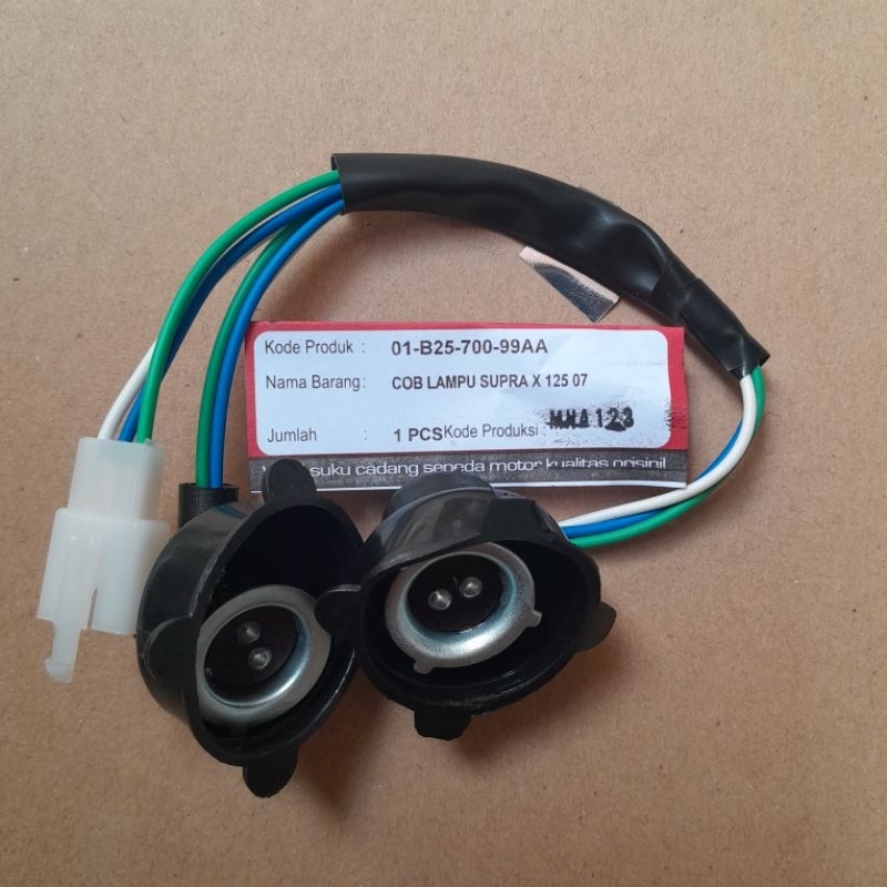 Piting lampu atau kabel soket lampu depan Supra x 125 new Supra x 125 fi berkualitas