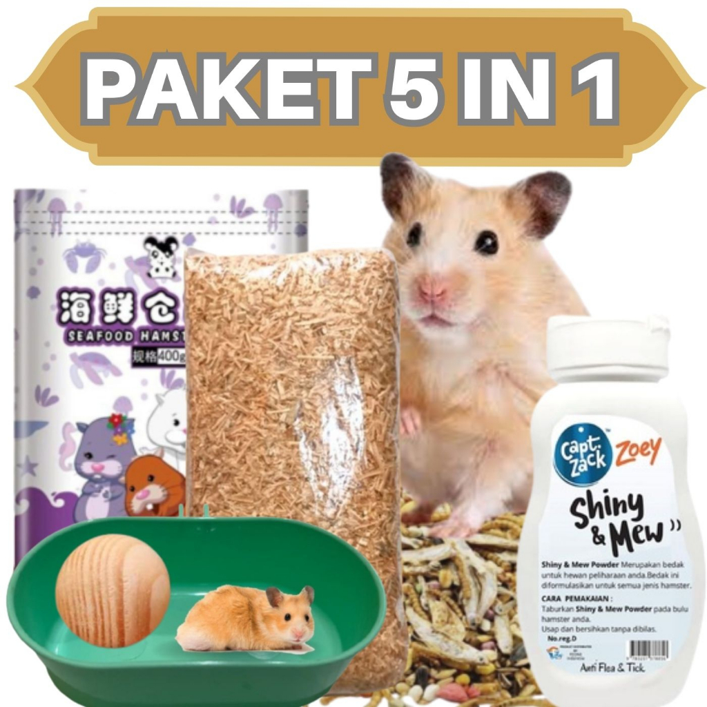 Paket Spesial Kebutuhan Hamster FEFARM