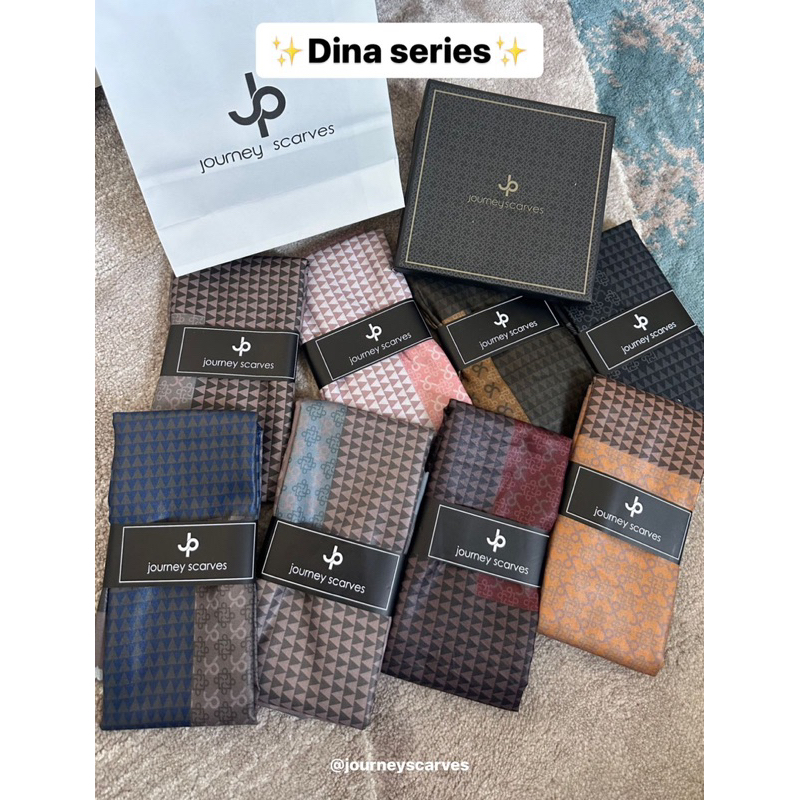 JOURNEY PREMIUM DINA GATHERING SERIES HIJAB SEGIEMPAT