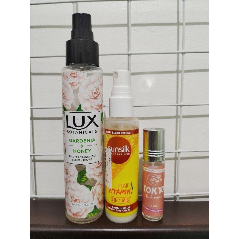 Preloved Parfum Lux Oh My Skin Roll on Sunsilk Hair Vitamin