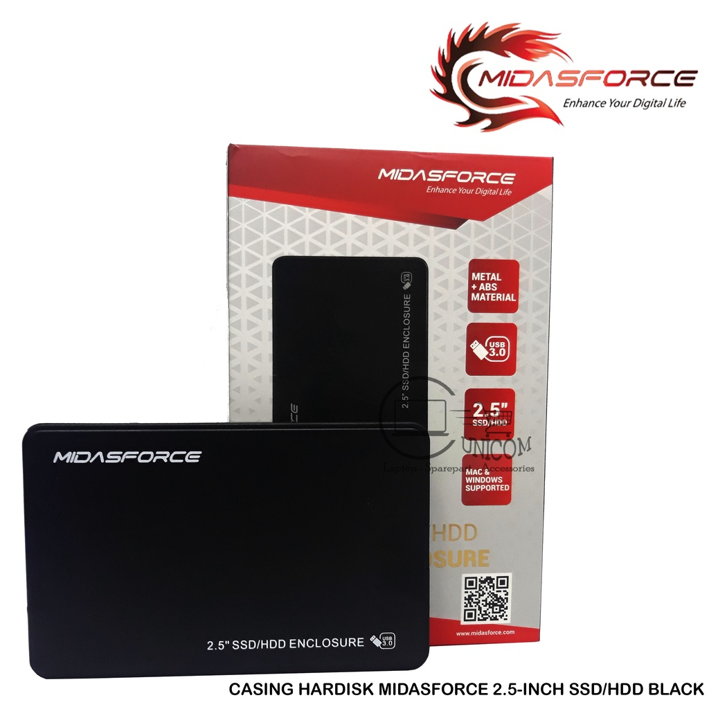 CASSING HDD EXT MIDASFORCE 2.5''