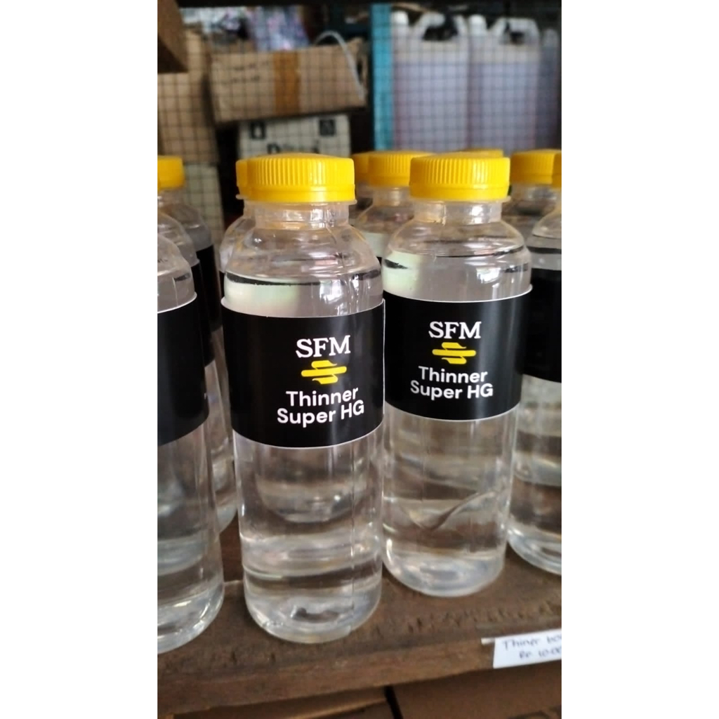 Thinner / Tener / Tiner / Botol kecil / Botol aqua / HG / ND