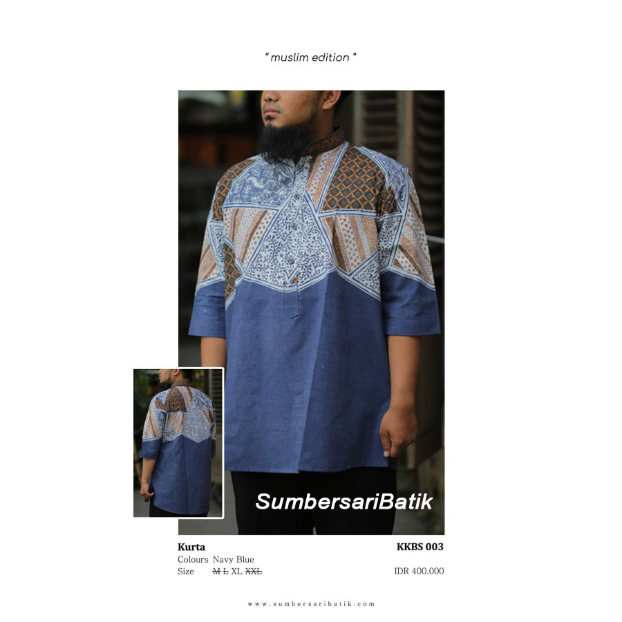 Kemeja Koko Batik Tulis Kurta 06