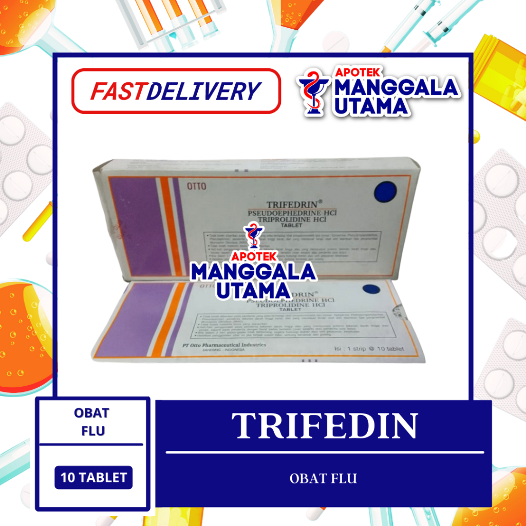 TRIFEDRIN TABLET PERSTRIP ISI 10 TABLET