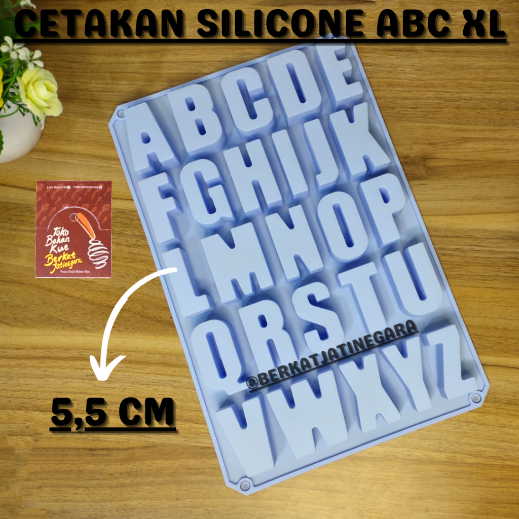 CETAKAN SILICONE ABC XL / CETAKAN PUDING SILICONE / PCS