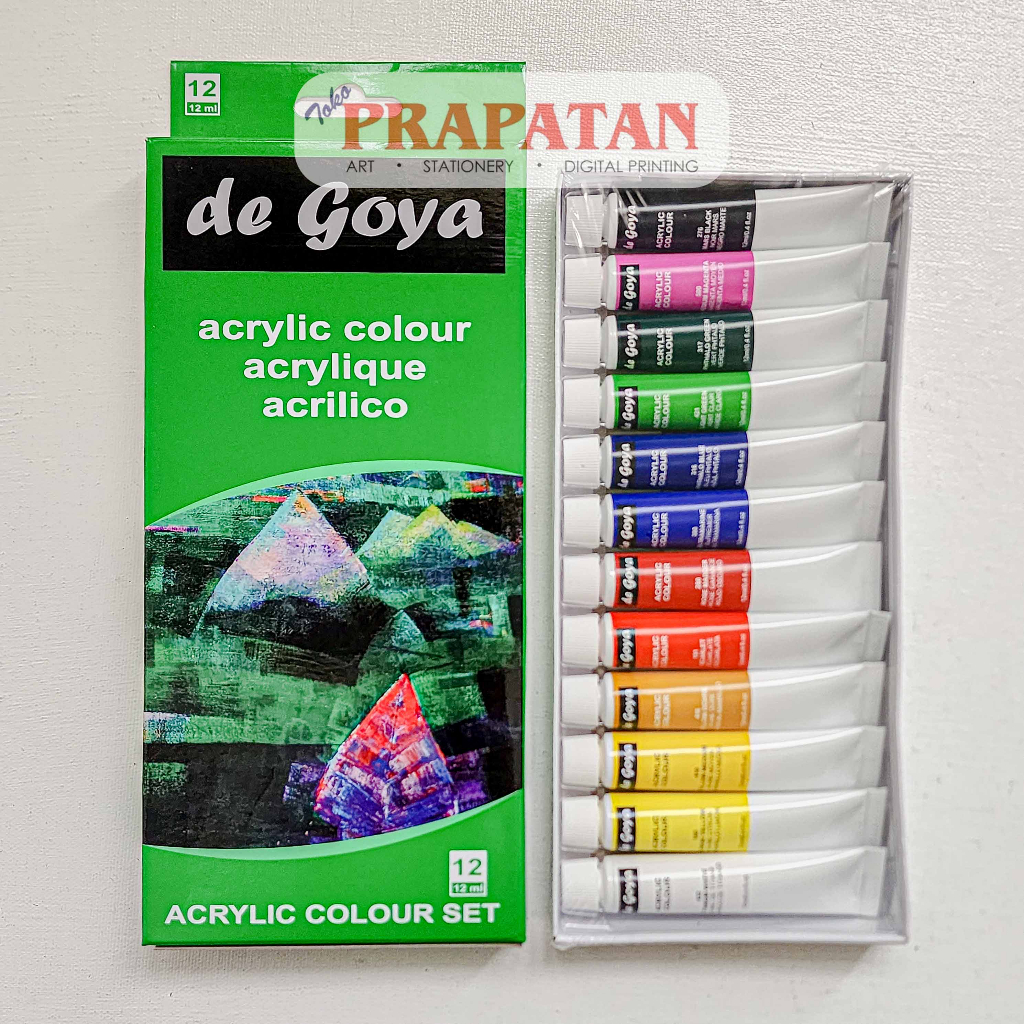 

Cat Akrilik Set De Goya 12x12ml | De Goya Acrylic Set