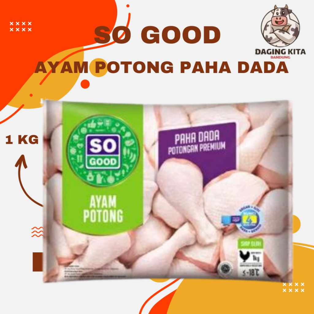 

SO GOOD PAHA DADA AYAM TANPA BUMBU 450GR/1KG