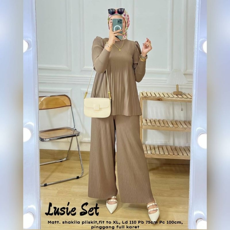 READY LUSIE SET BAJU WANITA SETELAN MUSLIM