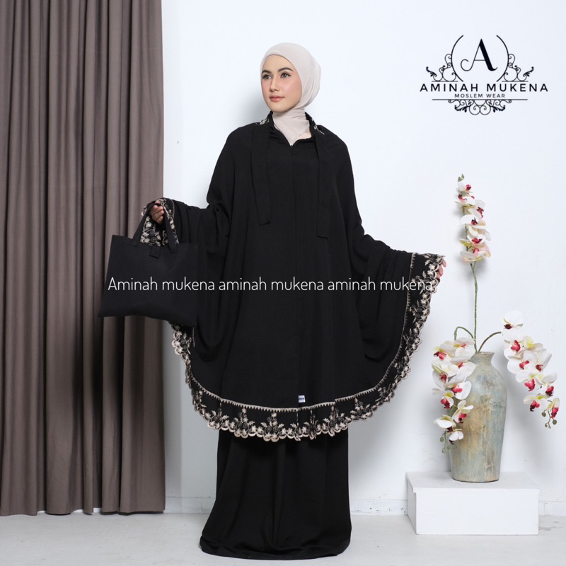 Mukena Dewasa 3in1 Katun Bordir Premium Lesti