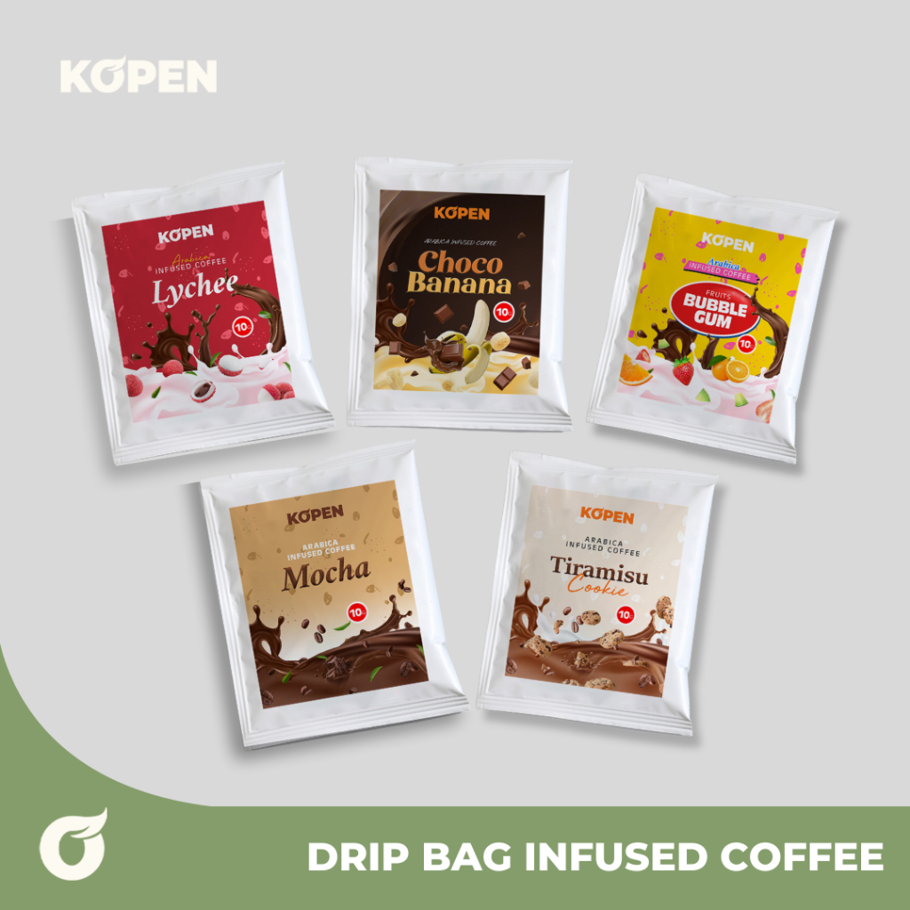 

Drip Bag Infused Coffee | Kopi Infused Murah 10gr