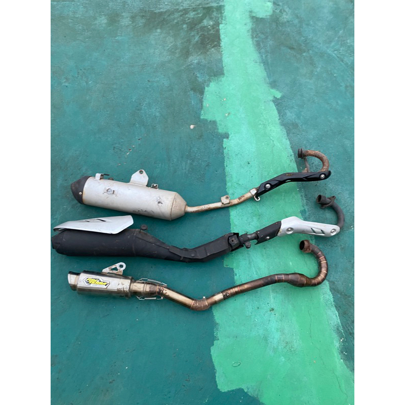 Knalpot standar KLX BF ORIGINAL COPOTAN