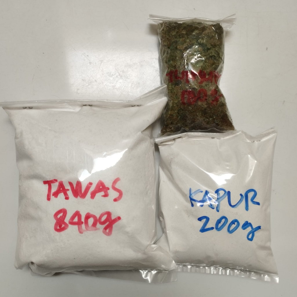 Treatment Ecoprint Paket I (TUNJUNG/TAWAS/KAPUR): untuk 20 meter kain