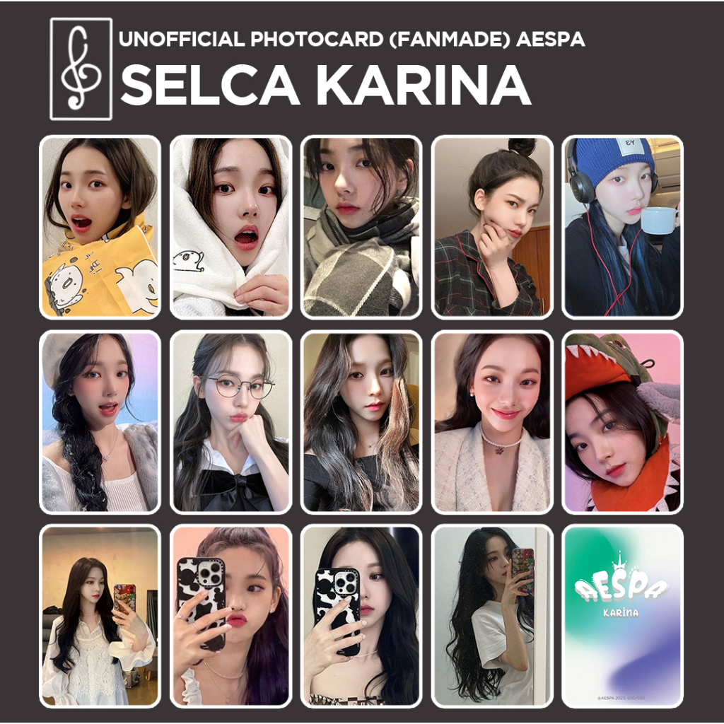 [AESPA] SELCA KARINA PHOTOCARD UNOFFICIAL