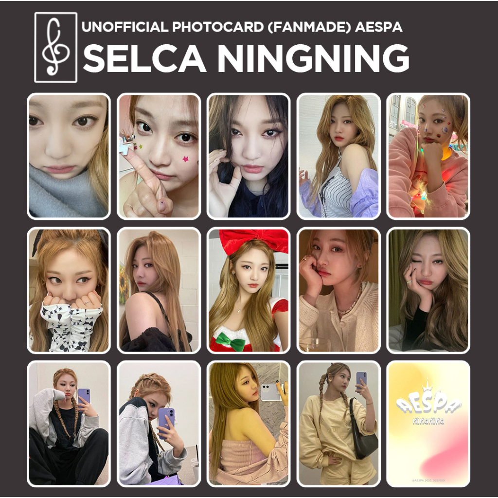 [AESPA] SELCA NINGNING PHOTOCARD UNOFFICIAL