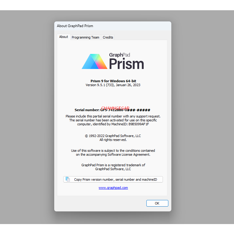 GraphPad Prism 2023 Full Lisensi Lifetime Software GraphPad Prism 9.5.1 Full Version Statistik kurva yang komprehensif, dan grafik ilmiah