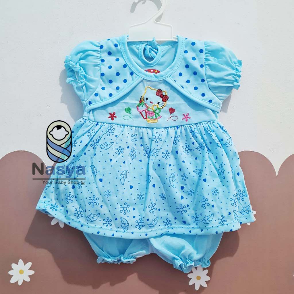 [N-046] Baju Setelan Bayi New Born (0-6 bulan) sehari-hari motif gambar lucu