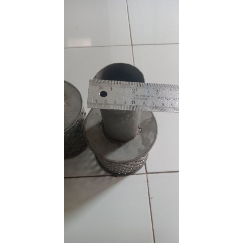 saringan selang pompa air sawah.ukuran 2,5 inchi.bahan besi felat anti karat.