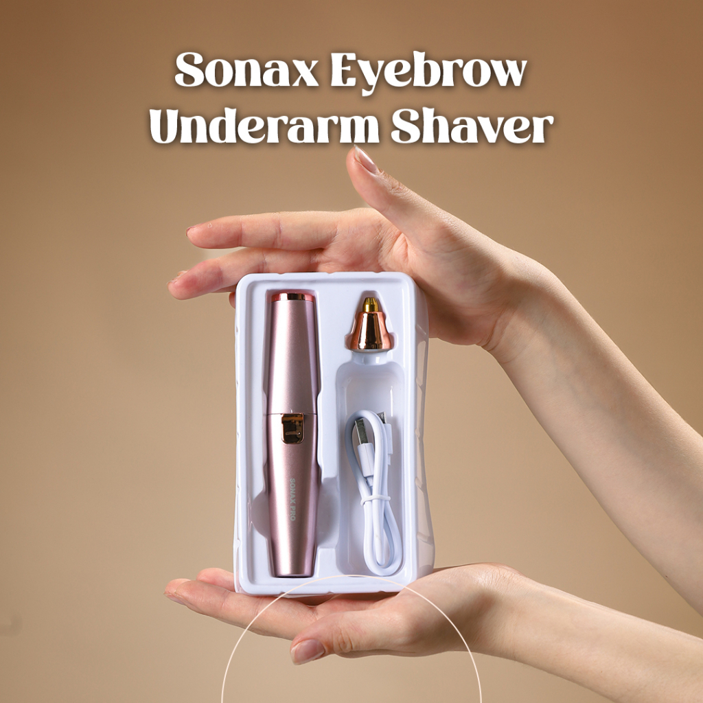 MARSKE - SONAX EYEBROW UNDERARM SHAVER | ALAT CUKUR ELEKTRIK ALIS, WAJAH, KETIAK