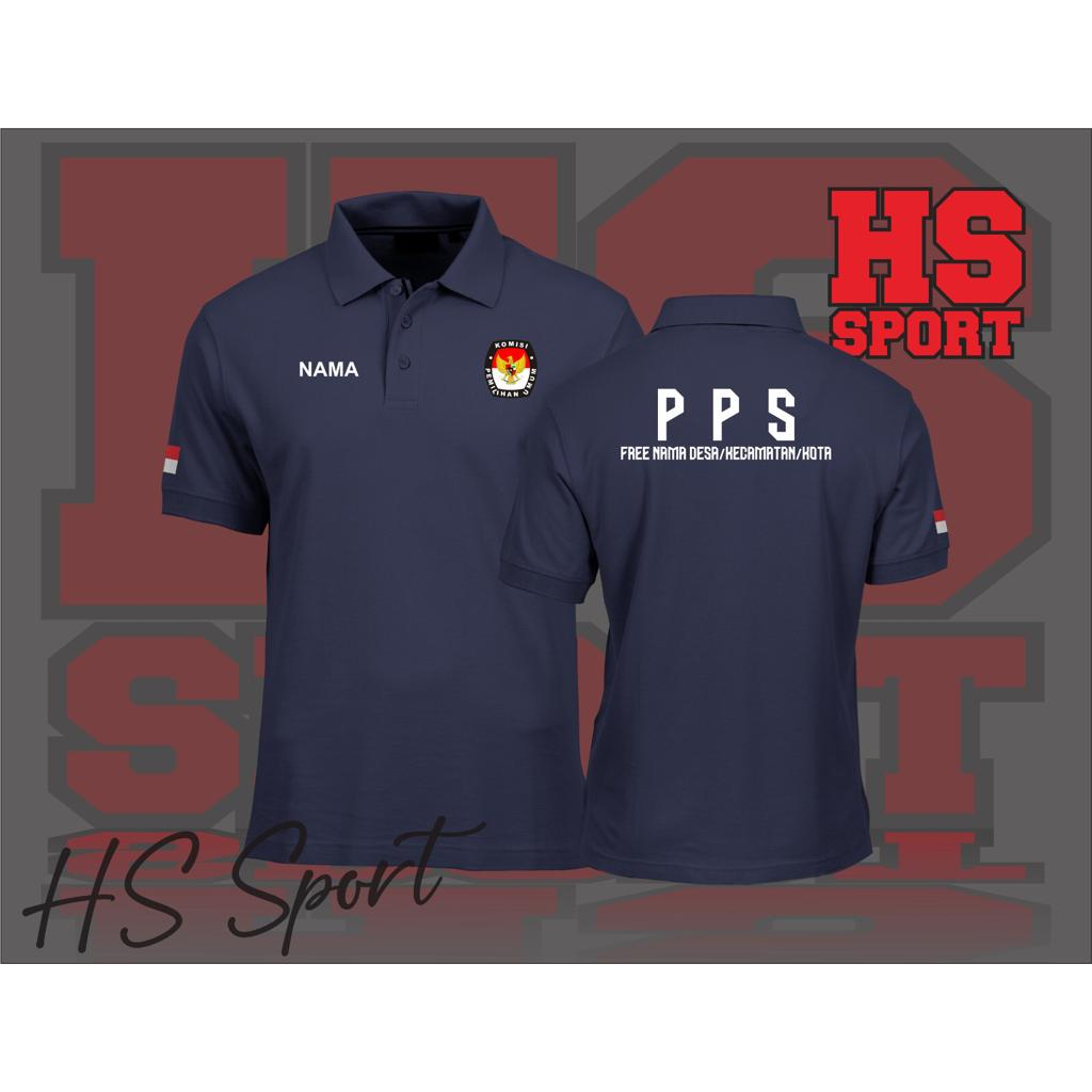 POLO PEMILU PPS - BAJU POLO PEMILU TSHIRT - BAJU POLO KERAH