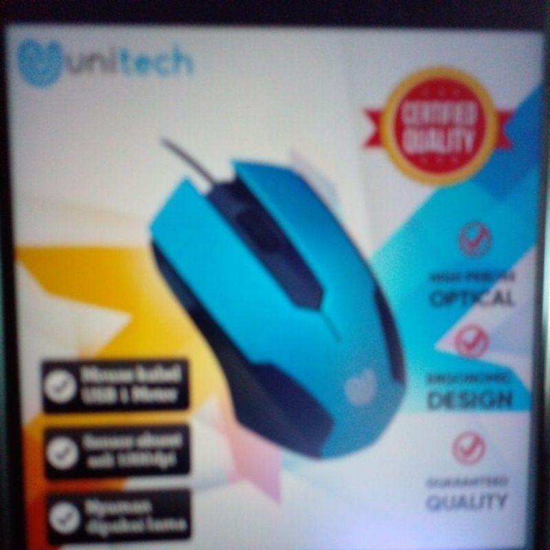 Unitech Light Blue Mouse