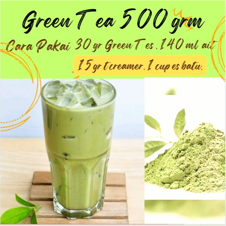 

Bubuk Minuman Green tea matcha 500gr || greentea Powder - 500 gram