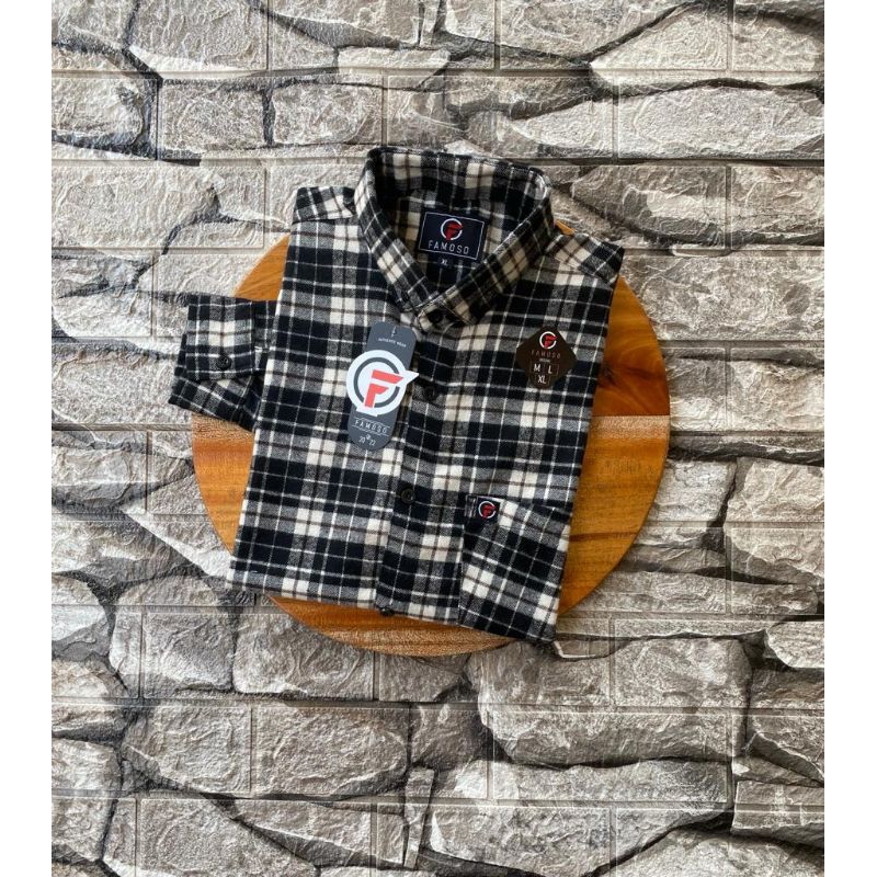 Kemeja Flanel lengan panjang Famoso | flanel panjang