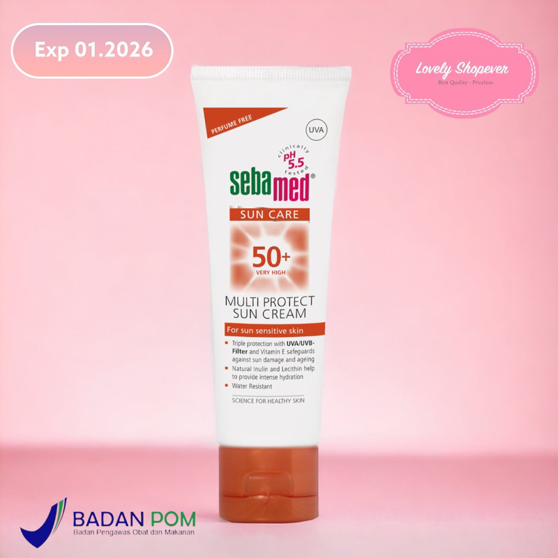 [PROMO] Sebamed Multi Protect Sun Cream SPF50 75 ML SPF 50 UVA SUN BLOCK SUN SCREEN
