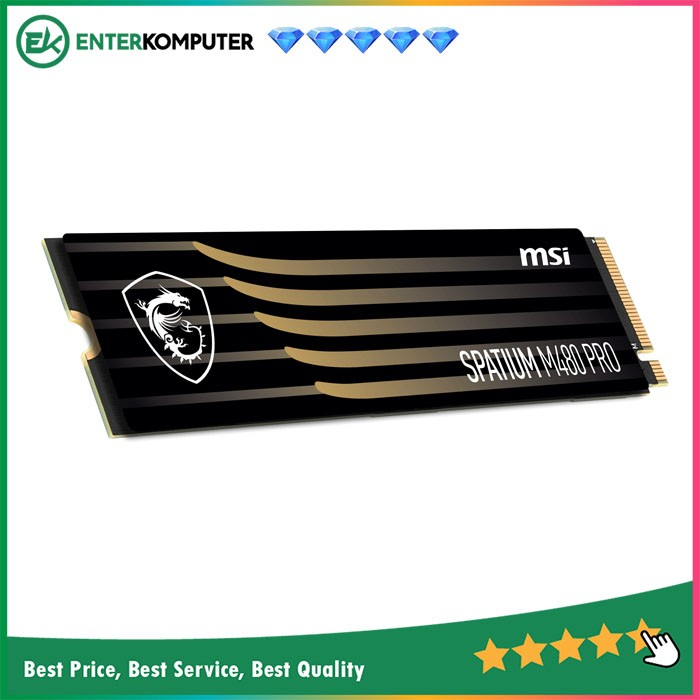 MSI Spatium M480 PRO M.2 NVMe PCIe Gen4 x4 1TB / SSD 1TB