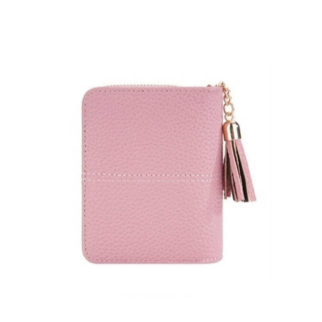 DOMPET LIPAT WANITA IMPORT RESLETING KOIN PENDEK SLOT KARTU CEWEK KOREA BAELLERRY ORIGINAL MINI KULIT PREMIUM KECIL SIMPLE BRANDED PINK LUCU KAIDA WA718P3 KEKINIAN BATAM MURAH REMAJA