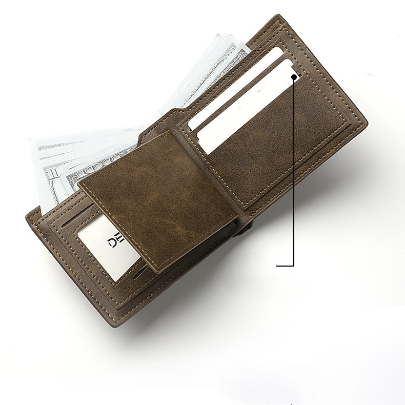 DOMPET LIPAT PRIA FABRIO WA722B7 PREMIUM ORIGINAL COKLAT KULIT SLOT KARTU RESLETING COWOK DISTRO KEREN LAKI BRANDED IMPORT KECIL REMAJA KEKINIAN DEWASA MURAH BATAM PENDEK SIMPLE