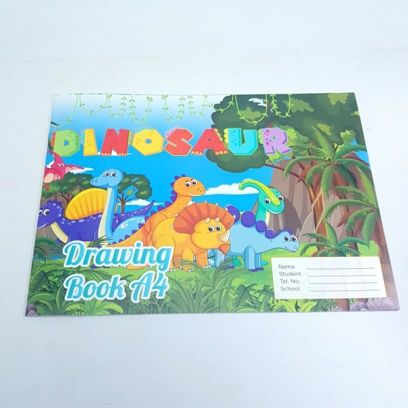 

Buku Gambar/Drawing Book A4 Karakter Dinosaurus