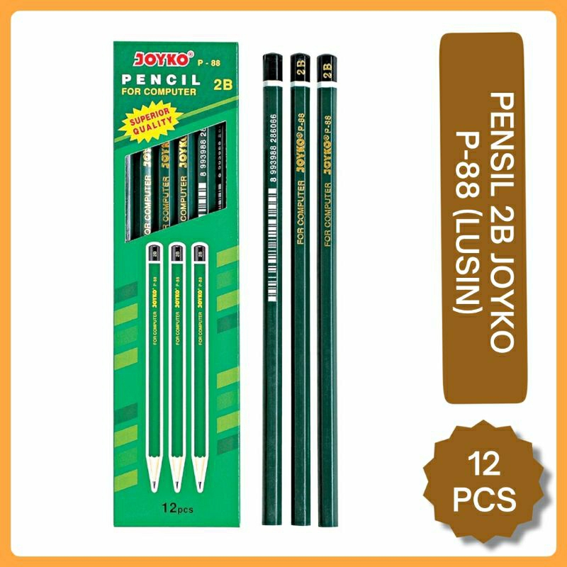 

(12 PCS) Pensil 2b Joyko P-88 / Pensil 2b Joyko / Pensil