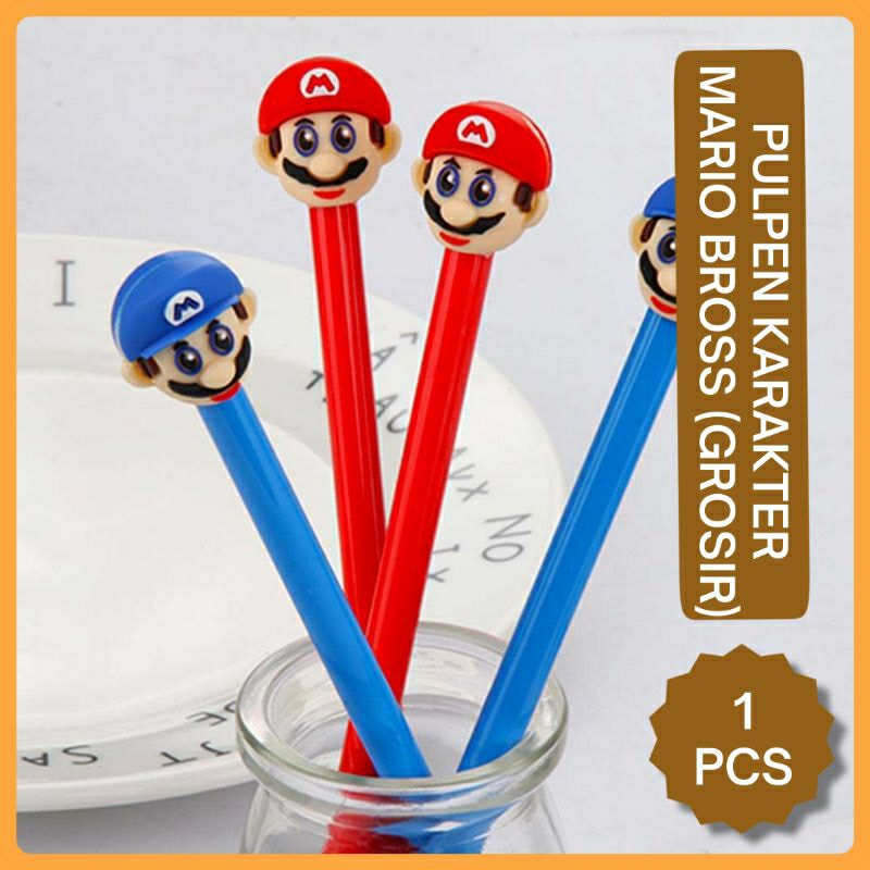 

Pulpen Mario Bross / Pena Gel Mario Bross / Pulpen Mario / Pena Bross / Pulpen Motif Kartun
