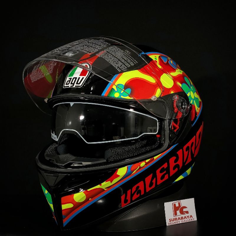 Helm Agv K3SV Rossi Valencia 2003